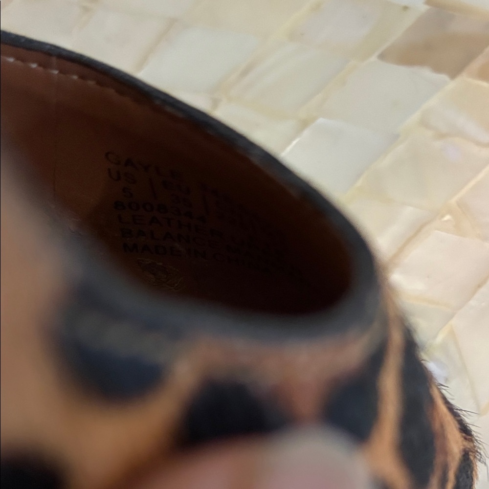 Calvin Klein Animal Print Heels - Picture 5 of 7
